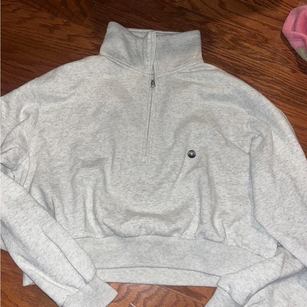 Hollister quarter zip hoodie